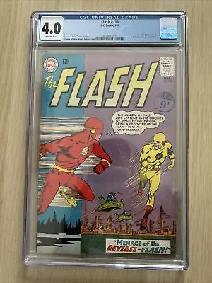 Buy Flash 139 - DC Comics - 1st Reverse Flash - CGC 4.0  • 375£