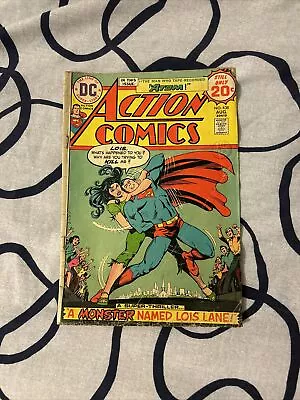 Buy Action Comics #438 - 1974 - Vintage DC 20¢ - Batman Superman Joker Wonder Woman • 5.49£