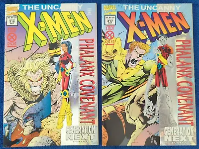 Buy Uncanny X-men Vol 1 #316, 317 Marvel. 1994. First App Gen X Team! 9.6 Near Mint+ • 10.33£