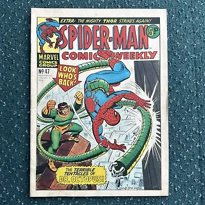 Buy SPIDER-MAN COMICS WEEKLY#47 - 1974 - MARVEL COMICS - UK - Inc Coupons • 1.99£