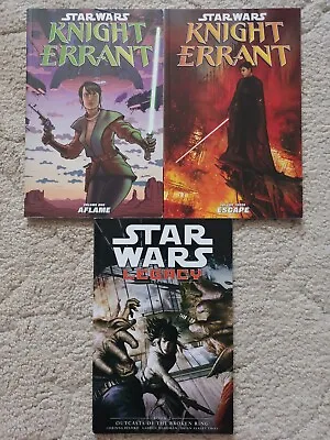 Buy Star Wars Knight Errant 1,3 + Legacy Vol. 2 Bundle  TPB Graphic Novel Dark Horse • 25£