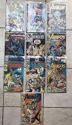 Buy The Avengers Vintage Marvel Comics 350 351 352 353 354 355 356 357 358 359 1992 • 39.99£
