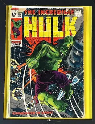 Buy The Incredible Hulk #111 Marvel 1969  1st Appearance Galaxy Master GD- 1.8 • 15.81£