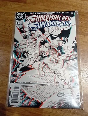 Buy Superman Red/superman Blue 3d Special Dc 1997 48pg Nm  • 1.50£