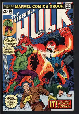 Buy Incredible Hulk #166 7.0 // 1st App Zzzax Marvel Comics 1973 • 31.37£