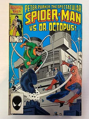 Buy Spectacular Spider-man #124 (1976) Vf/nm Marvel • 5.95£