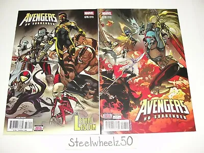 Buy Avengers #676 & 678 Peppe Larraz Connecting Variant Comic Lot Marvel 2nd Print • 17.34£