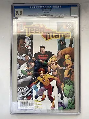 Buy Teen Titans #1 CGC 9.8 White Pages DC Comics 2003 • 55.25£