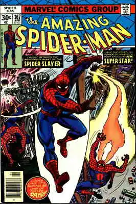 Buy Amazing Spider-Man, The #167 FN; Marvel | 1st Will O' The Wisp - We Combine Ship • 12.66£