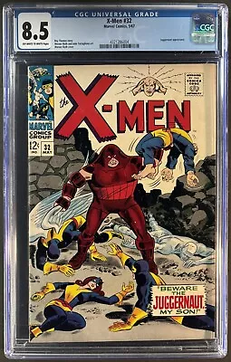 Buy X-men #32 Cgc 8.5 Ow-w Marvel Comics 1967 - Juggernaut Appearance + New Cgc Case • 230.35£