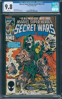 Buy Marvel Super Heroes Secret Wars #10 (1984) CGC 9.8 White Pages • 179.89£