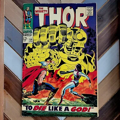 Buy THOR #139 VG (Marvel, 1967) Feat LADY SIF, ULIK, Asgardian Troll Wars • 14.85£