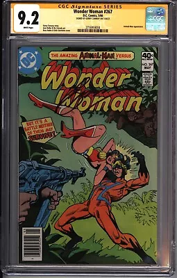 Buy * Wonder WOMAN #267 CGC 9.2 Signed Conway Animal Man App! (2716959004) * • 119.89£
