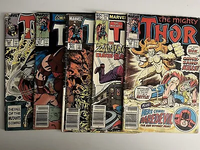 Buy Thor #344 319 386 392 411 Comic Book Bundle Lot 1989 • 16.68£
