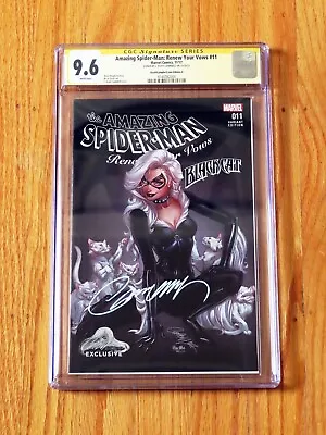Buy AMAZING SPIDER-MAN RENEW YOUR VOWS #11 CGC SS 9.6 Signed J Scott Campbell Cvr A • 102.77£