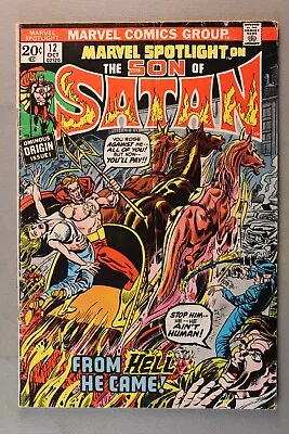 Buy Marvel Spotlight #12 The Son Of Satan  From HELL He Came!  Lower Grade • 12.57£