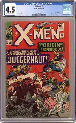 Buy Uncanny X-Men #12 CGC 4.5 1965 4111573025 1st App. Juggernaut • 665.21£