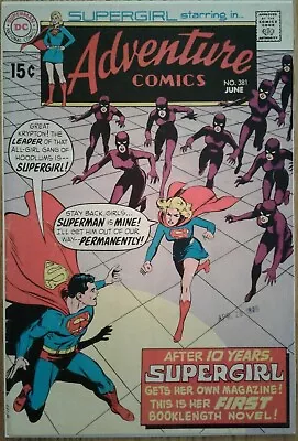 Buy Adventure Comics Featuring SuperGirl’s 1st Full Length Storyline In #381 & More • 419.75£