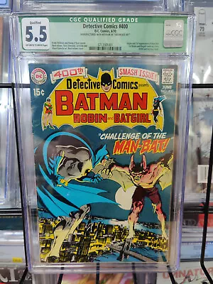 Buy Detective Comics #400 (1970) - Cgc Grade 5.5 - Manufactured With Wrong Interior! • 788.49£