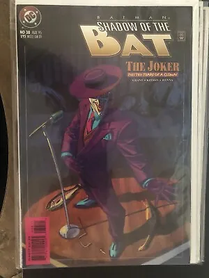 Buy Batman - Shadow Of The Bat 38 DC Comics 1992 Joker. 1994 Excellent Condition • 6£