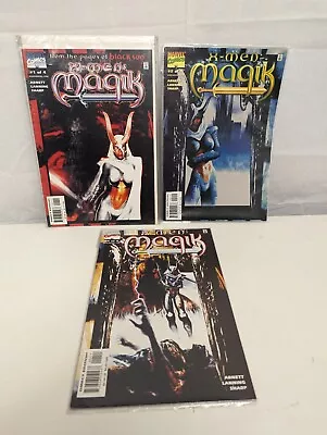 Buy X-Men Magik Comic Book Bundle Issue No 1 Of 4 / 2 Of 4 / 4 Of 4 Marvel Comics • 12£