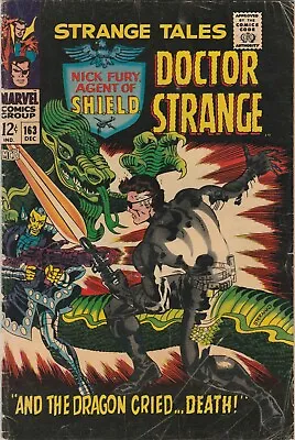 Buy Marvel Strange Tales, Nick Fury Agent Of Shield #163 VG Steranko • 11.99£