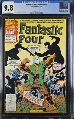 Buy Fantastic Four Annual #26 CGC 9.8 1st Appearance Of Wildstreak 1993  • 103.75£