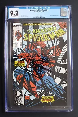 Buy Amazing Spider-Man #317 Eddie Brock As VENOM 1989 Grimm THING MCFARLANE CGC 9.2 • 39.18£