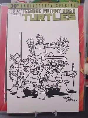 Buy Idw Teenage Mutant Ninja Turtles 30th Anniversary Re Sketch Cover Variant • 78.84£