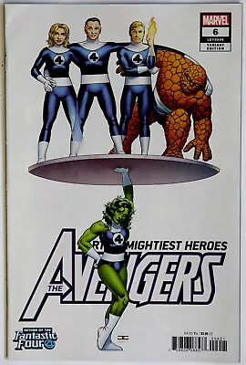 Buy Avengers #6 Vol 8 Fantastic Four Variant - Marvel Comics - J Aaron - E McGuinnes • 1.99£