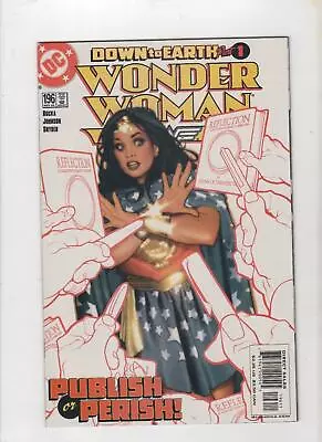 Buy Wonder Woman #196, Adam Hughes Cover, NM- 9.2, 1st Print, 2002 See Scans • 7.08£
