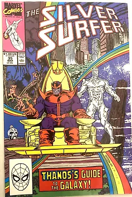 Buy Silver Surfer # 35. 2nd Series. Mar 1990. Infinity Gauntlet: Prelude. Key Thanos • 28.99£