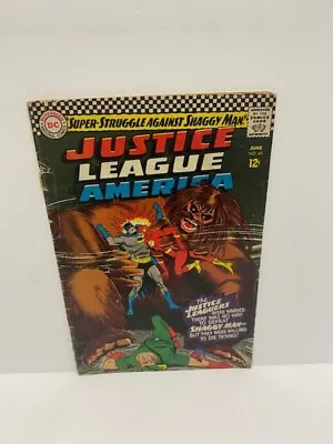 Buy Justice League Of America - # 45 - First Appearance Of Shaggy Man (1966) • 9.46£