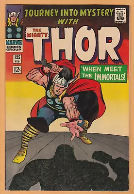 Buy Journey Into Mystery #125 - Last Issue - Thor - Kirby - (White) - VF/NM (9.0) • 119.89£