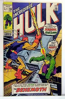 Buy Incredible Hulk (Vol 2) # 136 (FN+) (Fne Plus+) Price VARIANT RS003 ORIG US • 32.24£