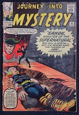 Buy Journey Into Mystery #91 GOOD, COMPLETE And UNRESTORED 1963 Thor Loki • 70.58£