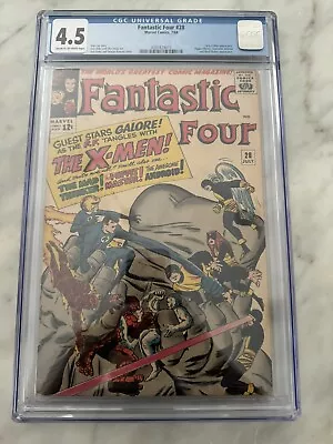 Buy Fantastic Four 28 CGC 4.5 X-Men 1st Crossover MCU 🔥 • 165.37£