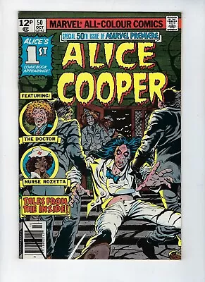 Buy MARVEL PREMIERE # 50 (1st Comic Book Appearance ALICE COOPER, Oct 1979) • 49.95£