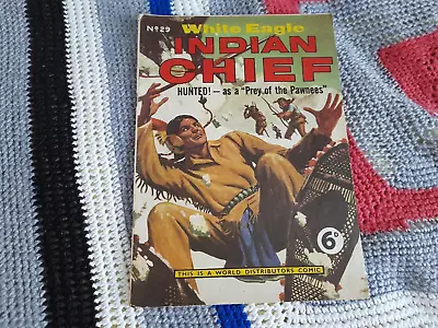 Buy White Eagle Indian Chief Comic Number 29 1953 World Distributors WDL Box 15 • 7£