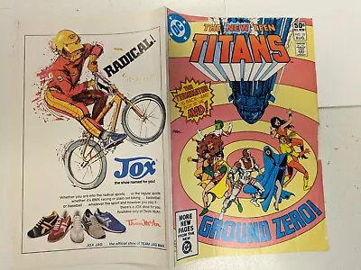 Buy New Teen Titans #10 Cover Only Blank Interior George Perez Unique Collectible • 23.71£