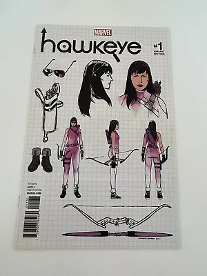 Buy Hawkeye #1 Kate Bishop Romero Design Variant 1:10  Marvel Comics • 30£