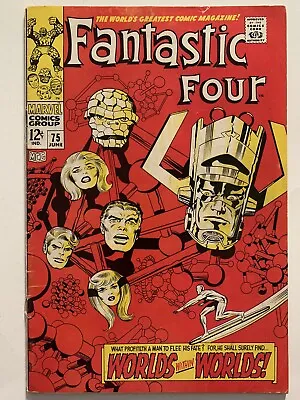 Buy Fantastic Four #75 5.5 Fn- 1968 Silver Surfer Galactus Appearance Marvel Comics • 35.31£