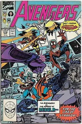 Buy Marvel Comics Avengers Volume 1 Number 316 - April 1990 • 8£