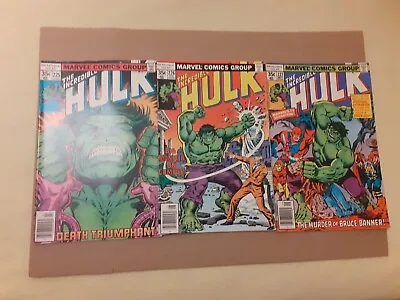 Buy Incredible Hulk No 225, 226, 227. Job Lot  3 Marvel Comic. VF. 1978 Newstand. ND • 29.99£