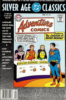 Buy DC Comic Silver Age Classics Adventure Comics #247 Legion Of Super Heroes • 3.16£