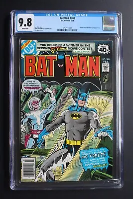 Buy BATMAN #308 1st TIFFANY FOX Future Black BATGIRL 1979 Mr Freeze Catwoman CGC 9.8 • 495.62£