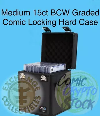 Buy (15Ct) BCW Medium Graded Lock Case - For Graded Comics - Latching Hard Case • 94.71£