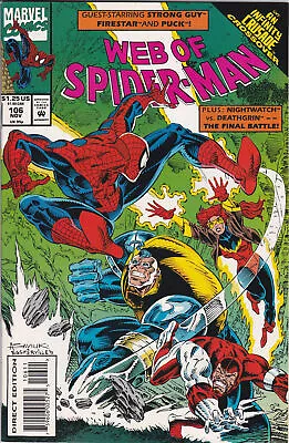 Buy Web Of Spider-Man #106 Vol. 1 (1985-1998, 2012)Marvel Comics,Direct • 2.94£