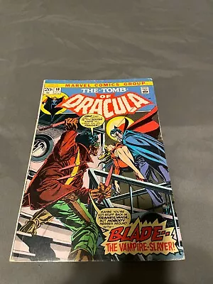 Buy Tomb Of Dracula #10  1st Appearance Of Blade  Marvel  1973  Fine  Gene Colan • 643.42£