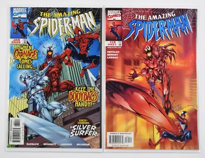 Buy The Amazing Spider-Man #430 & 431 Marvel Comics -- Cosmic Carnage • 86.68£